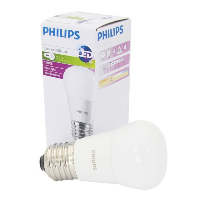 Philips Corepro LEDluster E27 Kogel Mat 4W 250lm - Wohi.nl