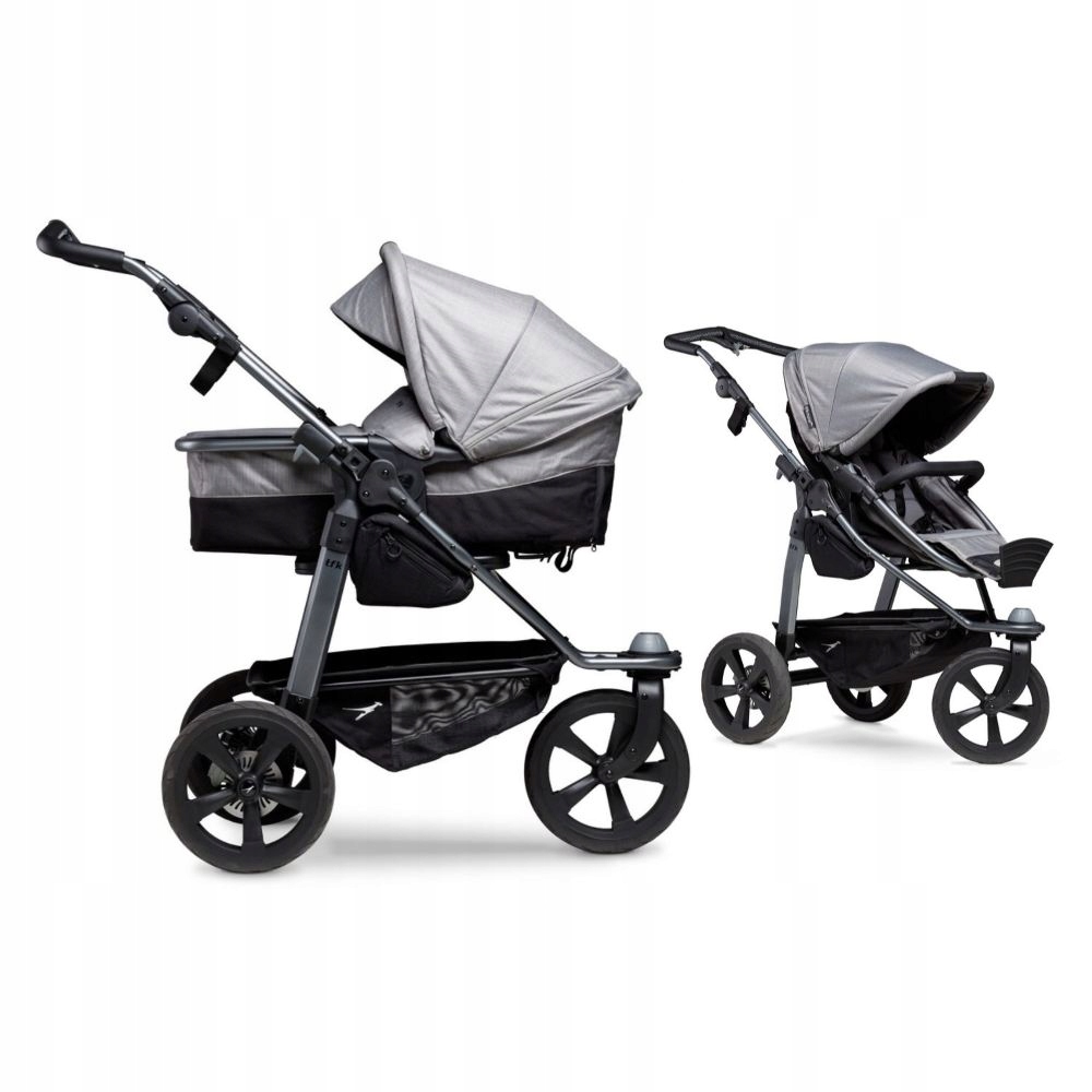 TKF Mono Ecco Combi Kinderwagen - Grey - Babyhuys.com