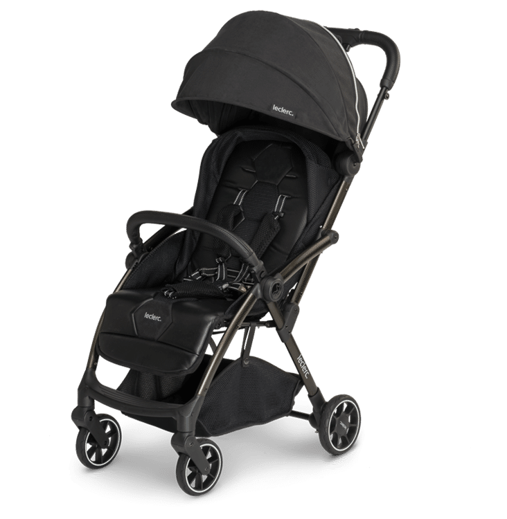 Leclerc Baby Hexagon Carbon Black |vooraanzicht | Babyhuys
