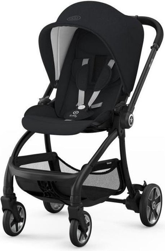 Kiddy Evostar Light 1 Grey Melange - Mystic Black - Babyhuys.com