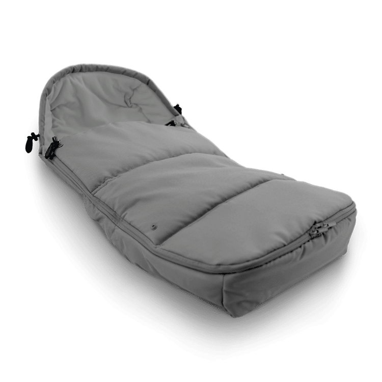 Leclerc Voetenzak Grey | Vooraanzicht | Babyhuys
