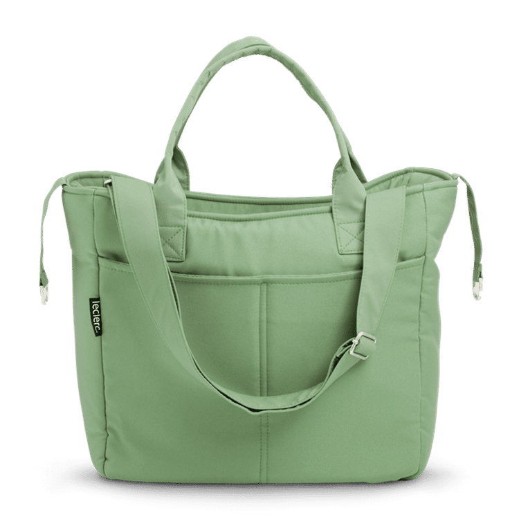Leclerc Luiertas Green | Vooraanzicht | Babyhuys