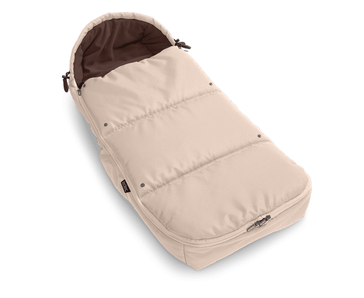 Leclerc Voetenzak Sand Chocolate | Vooraanzicht | Babyhuys
