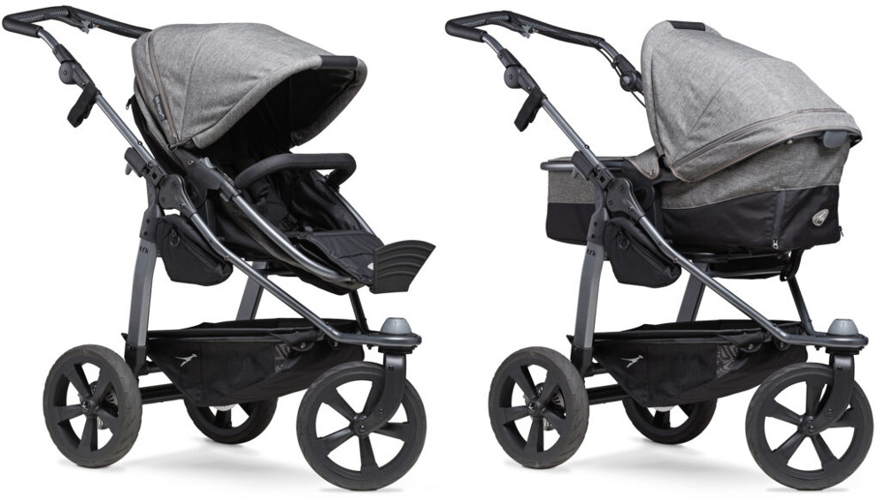 TKF Mono Ecco Combi Kinderwagen - Premium Grey - Babyhuys.com