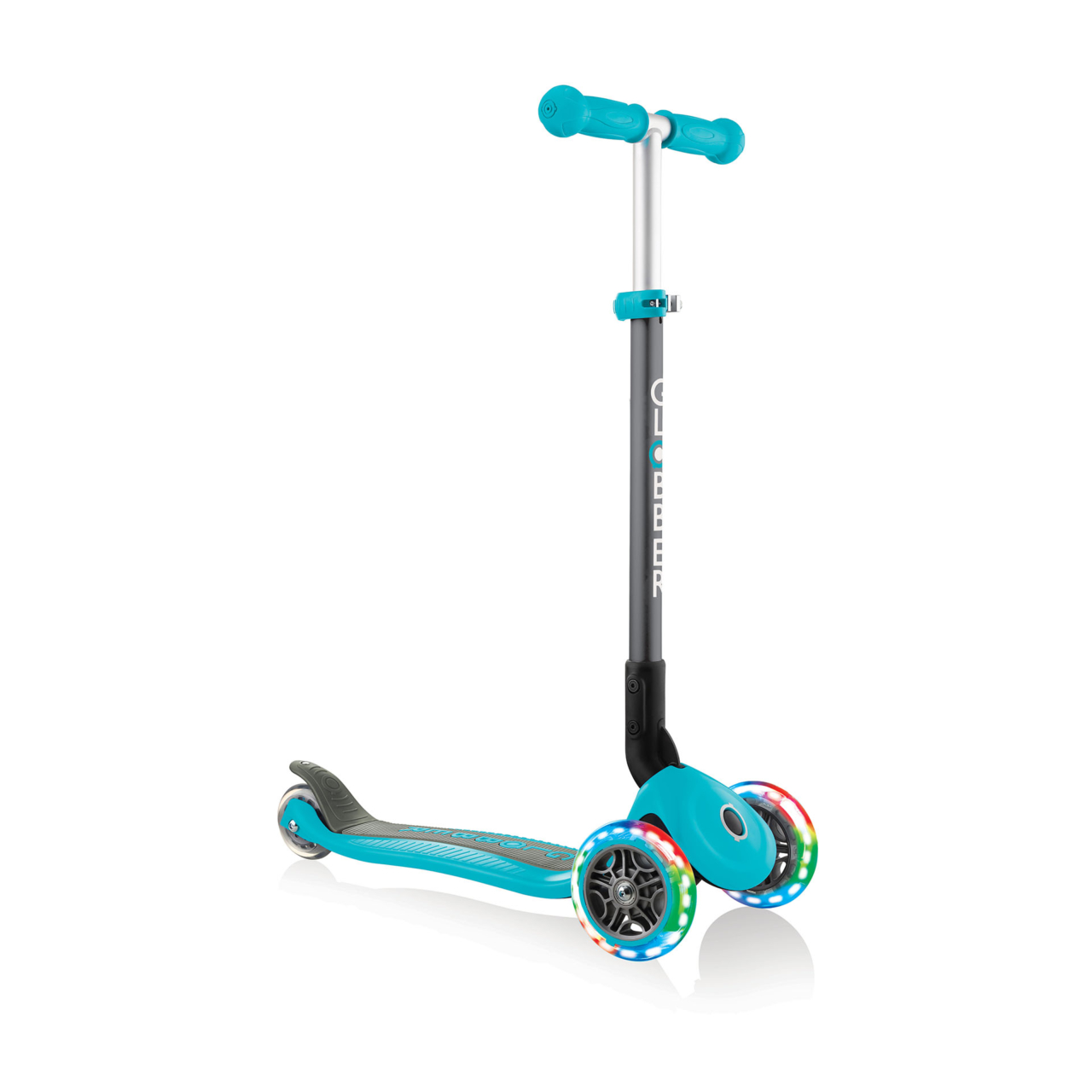 Globber Step - Primo Foldable Lights - Teal - Babyhuys.com