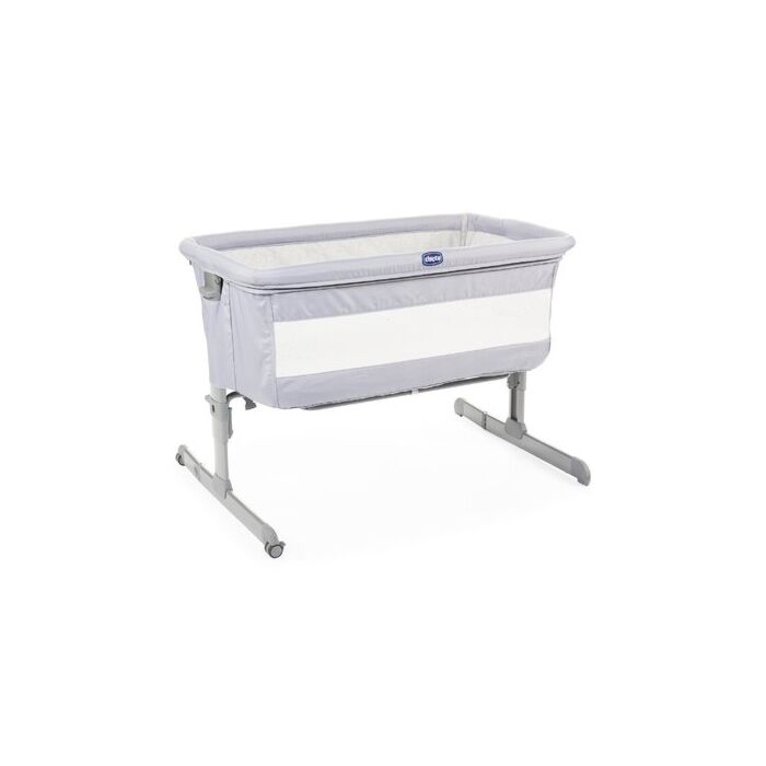 Chicco Wiegje Next2Me Standard Grey | Zijaanzicht | Babyhuys