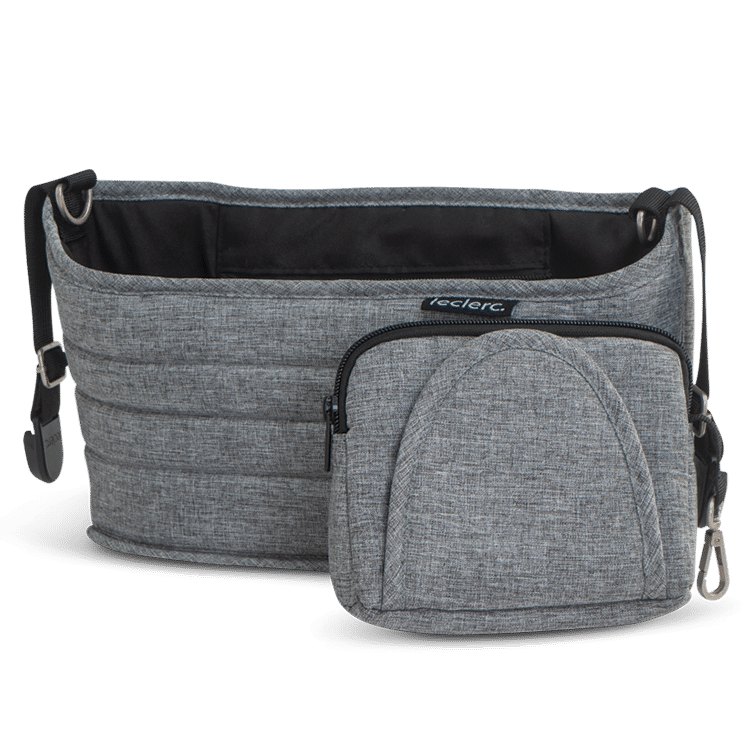 Leclerc Baby Organizer Easy Quick Grey Melange | Vooraanzicht | Babyhuys