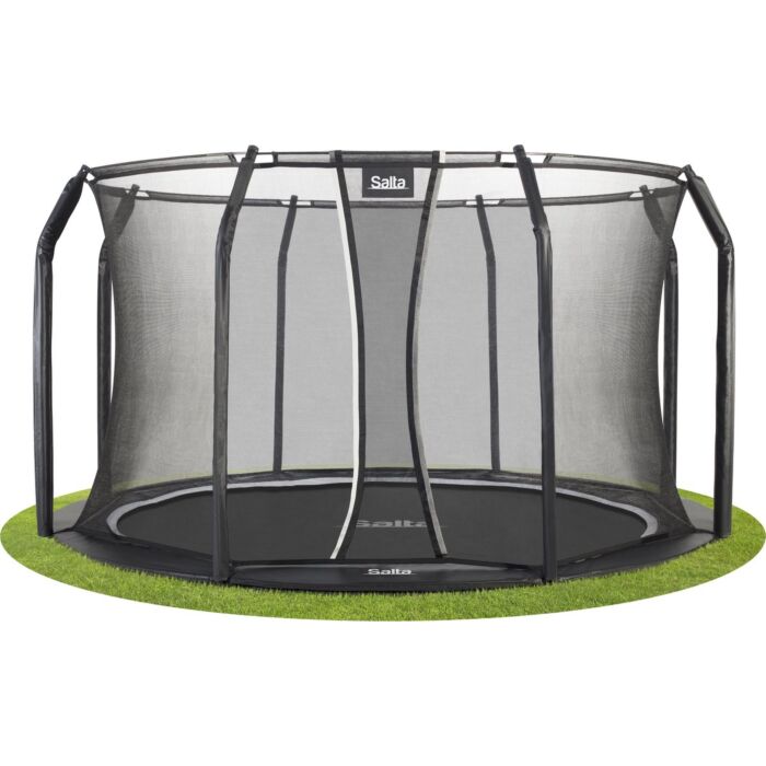 Salta Royal Baseground Sports - Trampoline - ø 251 cm - Zwart +Safety Net