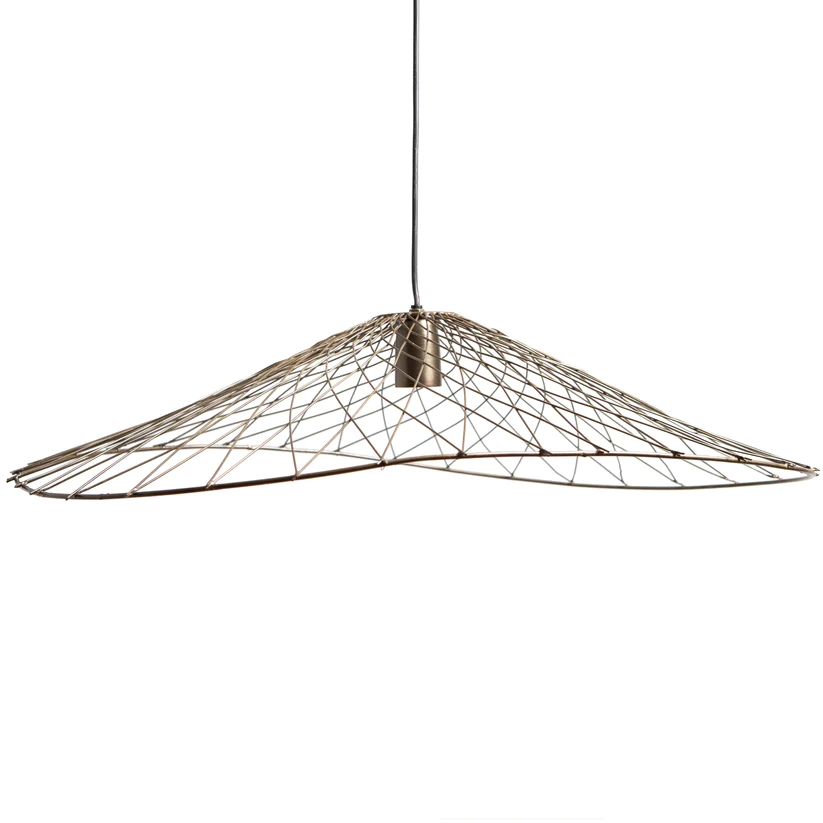 Hanglamp OLIVER antiek brons 70x60x15cm - Wohi.nl