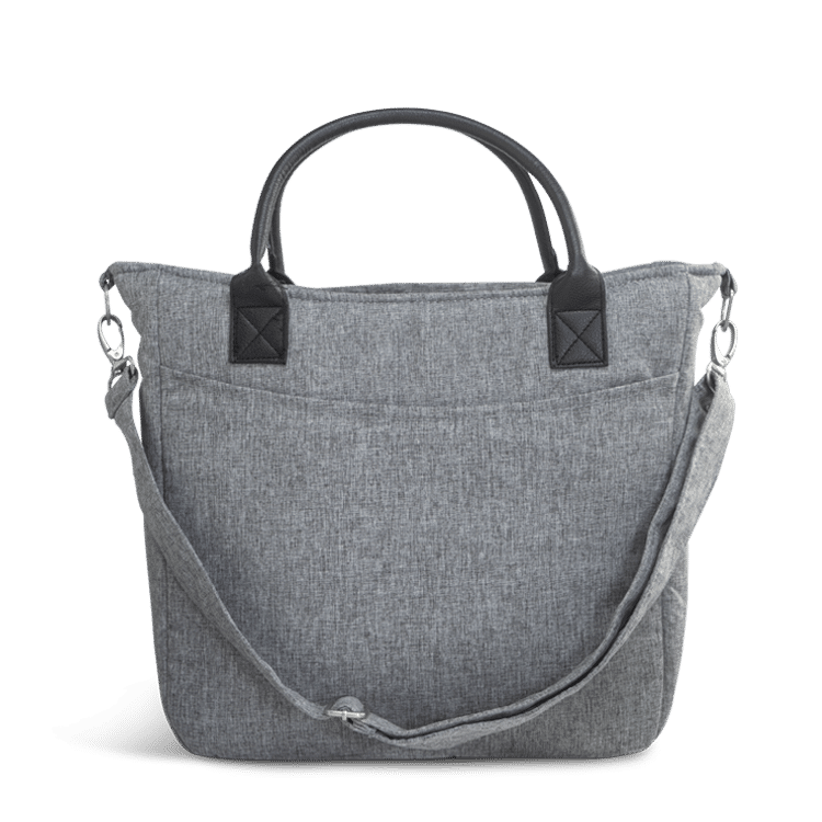 Leclerc Luiertas Grey Melange | Zijaanzicht | Babyhuys