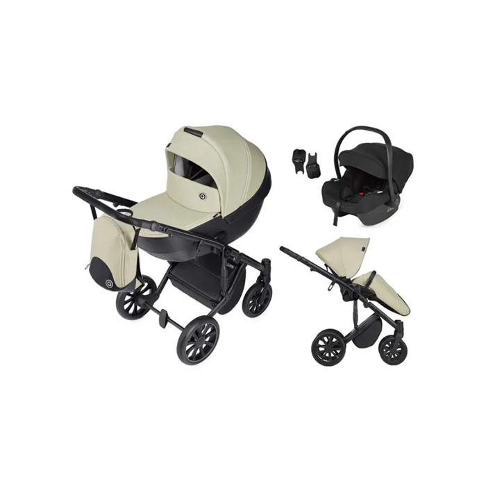 Anex kinderwagen -  m/type 3in1 Combiwagen – Sage (Inclusief Autostoel en Adapters) - Babyhuys.com