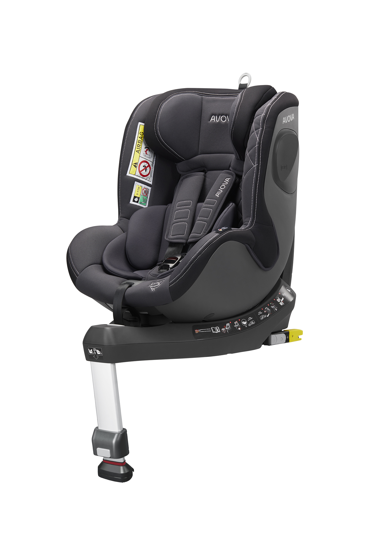 Autostoel Avova - Sperber-Fix 61 - Grey-Black - 4260621460201 - Babyhuys