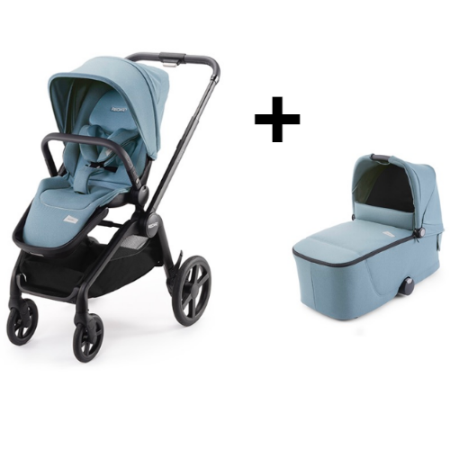 Recaro Kinderwagen Celona Black Frame - Prime Frozen Blue