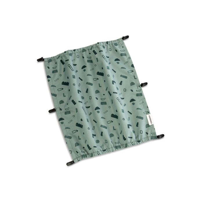 Croozer Zonnescherm Kid Vaaya 2 / Kid Keeke 2 Green met Motief | Babyhuys