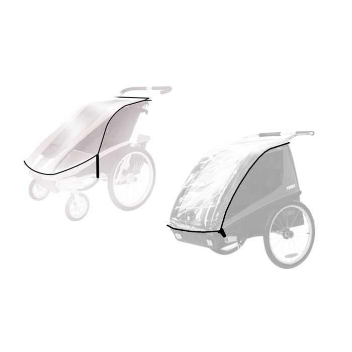 Thule Regenhoes voor Chariot Lite/Cross/Sport 2 - vanaf 2017  - Babyhuys.com