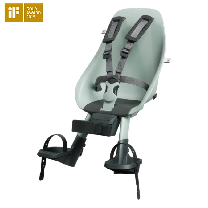 URBAN IKI Fietsstoeltje - Voor - Chigusa Green + Bincho Black - Babyhuys.com