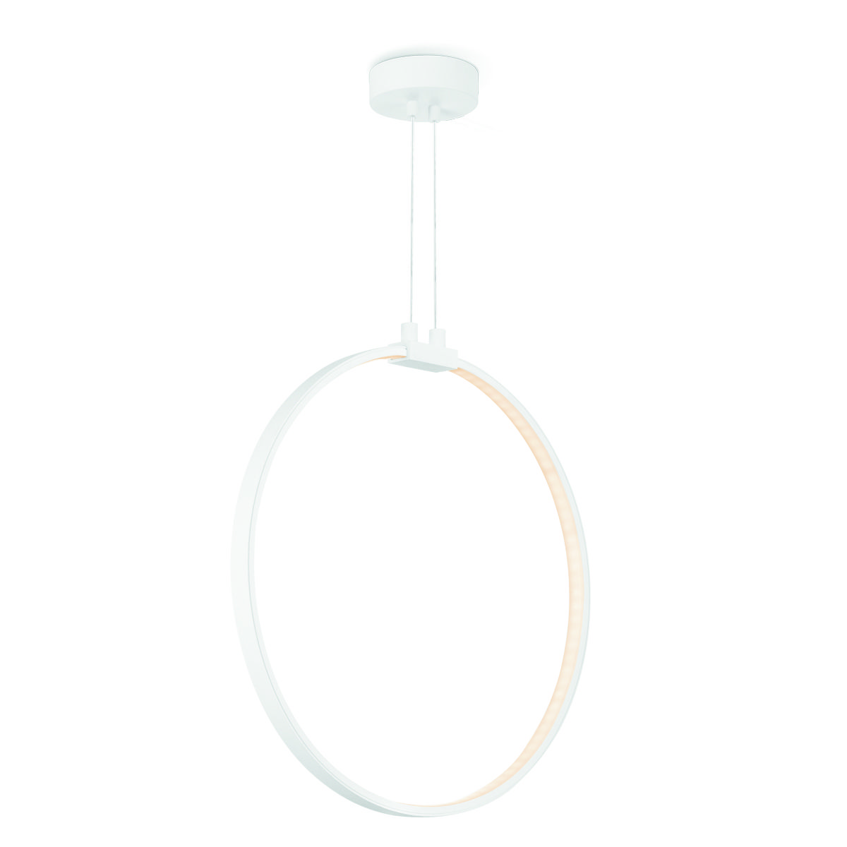 Home Sweet Home LED Eclips Ø 35 cm Hanglamp in White - Wohi.nl