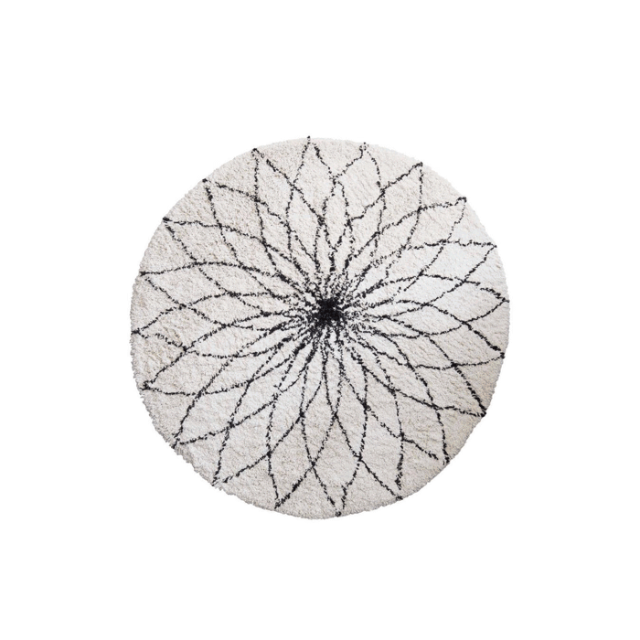 Kidsdepot Rond Vloerkleed Flower Power