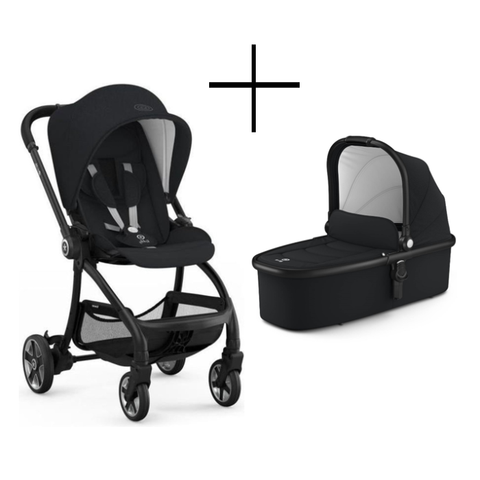 Kiddy Evostar Light 1 incl Reiswieg Mystic Black | Babyhuys