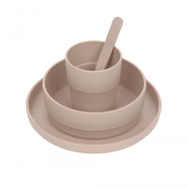 Lässig 4 dlg Eetset Uni Powder Pink