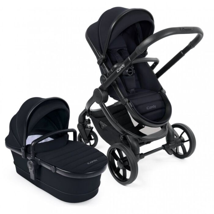 iCandy Peach 7 Combi/Kinderwagen Zwart - Babyhuys.com