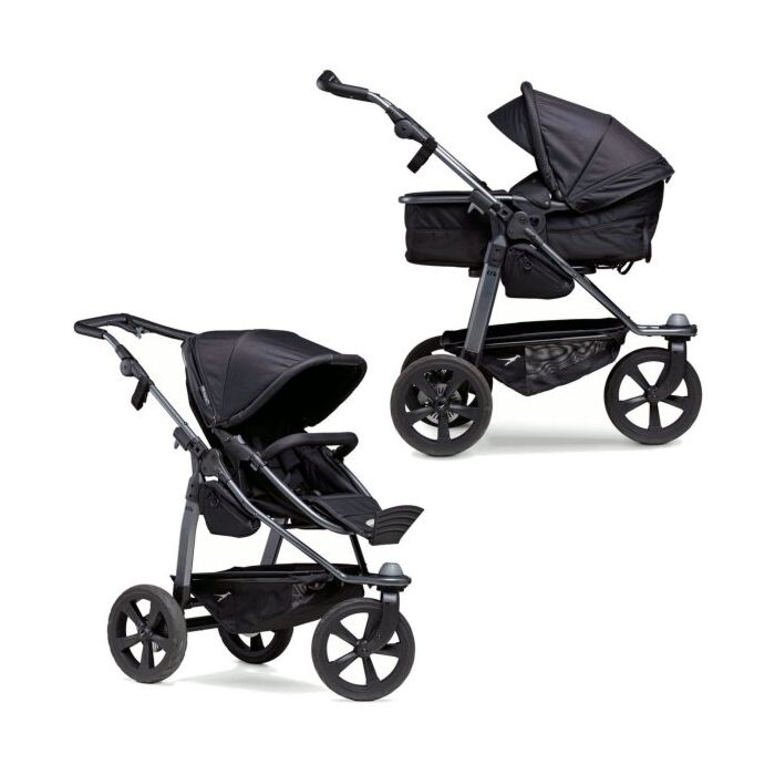 TKF Mono Ecco Combi Kinderwagen - Black - Babyhuys.com