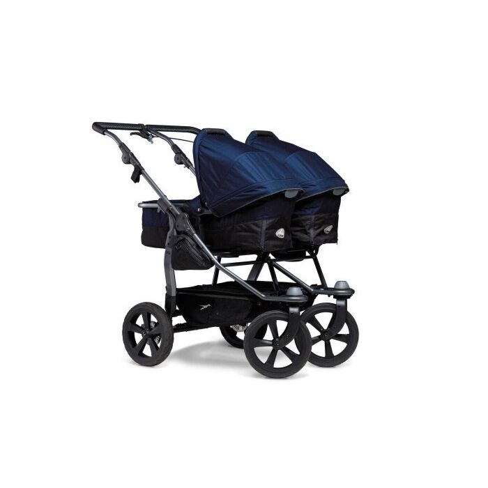 TFK Duo Ecco - Poussette Double Combi - Marine - Babyhuys.com