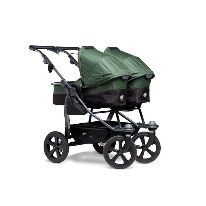 TFK Duo Ecco - Geschwister-Zwillingswagen - Oliv - Babyhuys.com