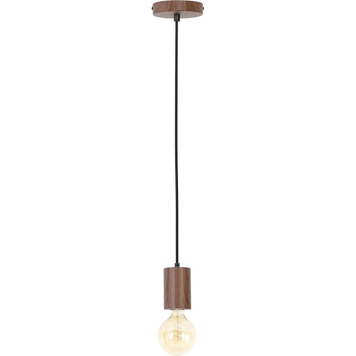 Light & Living Hanglamp Ø8x120 cm VIDAR bruin hout print incl lamp