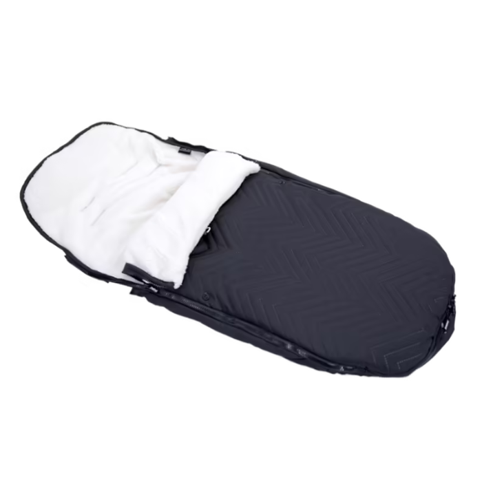Leclerc Baby Voetenzak De Luxe Black | Vooraanzicht | Babyhuys
