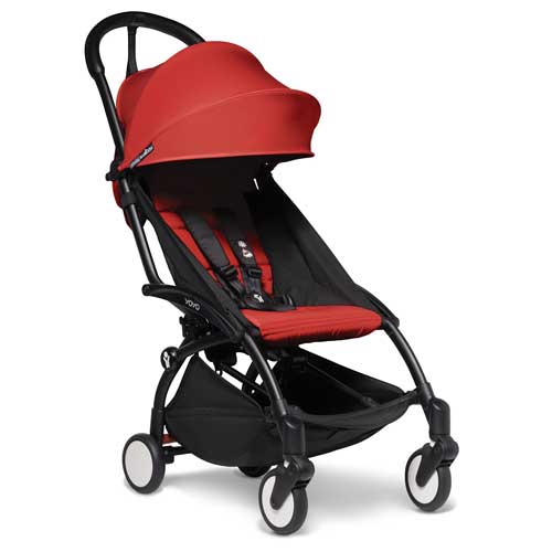 Babyzen  YOYO² 6+ Red - Black Frame - Babyhuys.com