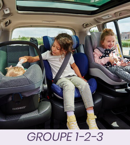 Sièges de voiture Groupes 1-2-3